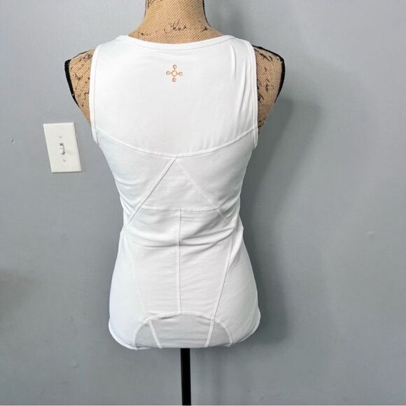 Tommie Copper White Lower Back Support Tank Top size large - Picture 5 of 9